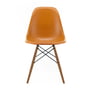 Vitra - Eames Fiberglass Side Chair DSW, Esche honigfarben / Eames ochre dark (Filzgleiter weiß)