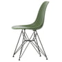 Vitra - Eames Plastic Side Chair DSR, basic dark / forest (Filzgleiter basic dark)