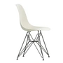 Vitra - Eames Plastic Side Chair DSR RE, basic dark / kieselstein (Filzgleiter basic dark)