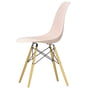 Vitra - Eames Plastic Side Chair DSW RE, Ahorn gelblich / zartrosé (Filzgleiter weiß)