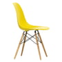 Vitra - Eames Plastic Side Chair DSW, Ahorn gelblich / sunlight (Filzgleiter weiß)