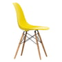 Vitra - Eames Plastic Side Chair DSW, Esche honigfarben / sunlight (Filzgleiter weiß)