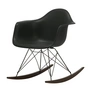 Vitra - Eames Plastic Armchair RAR RE, Ahorn dunkel / basic dark / tiefschwarz