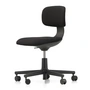 Vitra - Rookie Bürostuhl, tiefschwarz / Plano nero (Hartbodenrollen)