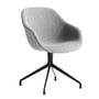 Hay - About A Chair AAC 121, Aluminium pulverbeschichtet schwarz / Flamiber grey C8