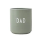 Design Letters - AJ Favourite Porzellan Becher, Dad / grün