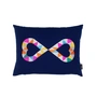 Vitra - Embroidered Kissen Double Heart 2, 40 x 30 cm, blau