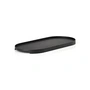Zone Denmark - Singles Metall-Tablett oval, 16 x 35 cm, schwarz