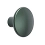 Muuto - Wandhaken "The Dots Metal" single medium, dunkelgrün