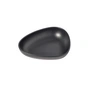 Lind DNA - Curve Stoneware tiefer Teller, 22 x 19 cm, schwarz