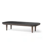 &Tradition - Fly Couchtisch SC5, 120 x 60 cm, Eiche geräuchert/ Marmor Nero Marquina