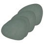 Lind DNA - Tischset Curve L, Hippo pastellgrün (4er-Set)