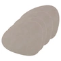 Lind DNA - Tischset Curve L, Nupo hellgrau (4er-Set)