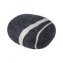 myfelt - Kieselstein Pouf Hugo XL, dunkelgrau meliert