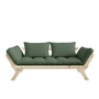 Karup - Bebop Sofa, Kiefer natur / olivgrün