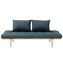 Karup - Pace Daybed, Kiefer natur / petrolblau