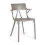 Kartell - AI Stuhl, grau metallic