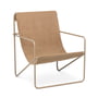 ferm Living - Desert Lounge Chair, cashmere / solid