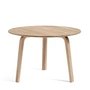HAY - Bella Couchtisch Ø 60 cm / H 39 cm, Eiche matt lackiert