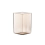 Iittala - Ruutu Glas-Vase, 115 x 140 mm, leinen