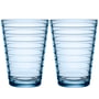 Iittala - Aino Aalto Longdrinkglas 33 cl, aqua (2er-Set)