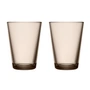 Iittala - Kartio Trinkglas 40 cl, leinen (2er-Set)