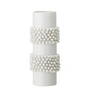 Bloomingville - Steingutvase Ø 8,5 x 20,5 cm, weiß