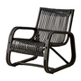 Cane-line - Curve Loungesessel Indoor, schwarz