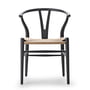 Carl Hansen - CH24 Wishbone Chair, Buche soft grey / Naturgeflecht