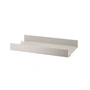 String - Metallboden mit hoher Kante, 58 x 30 cm, beige
