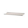 String - Metallboden mit niedriger Kante, 58 x 20 cm, beige
