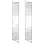 String - Bodenleiter für String Regal 200 x 30 cm (2er Set), braun