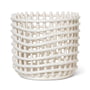 ferm Living - Keramik Korb, groß, off-white