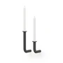 Frederik Roijé - Wall of Flame Kerzenhalter Set, dunkelgrau