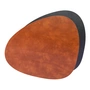 Lind DNA - Tischset Curve L Double, Bull cognac / schwarz