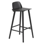 Muuto - Nerd Barhocker H 75 cm, schwarz