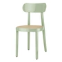 Thonet - 118 Stuhl, Rohrgeflecht mit Kunststoffstützgewebe / Buche mint hochglanz lackiert