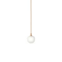 Muuto - Rime Pendelleuchte Ø 12 cm, opal / orange