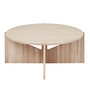 Kristina Dam Studio - Couchtisch XL, Ø 78 H 36 cm, Eiche