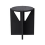 Kristina Dam Studio - Hocker, Ø 36 cm H 42 cm, schwarz
