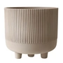 Kristina Dam Studio - Bowl Blumentopf XL, Ø 30 cm, grau