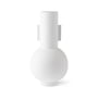 HKliving - Vase L, Ø 21 x H 42,5 cm, matt weiß
