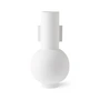HKliving - Vase L, Ø 21 x H 42,5 cm, matt weiß
