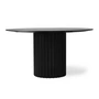 HKliving - Pillar Esstisch rund, Ø 140 cm, schwarz