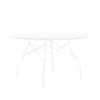 Kartell - Glossy Outdoor Tisch Ø 128 x H 72 cm, weiß