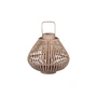 Broste Copenhagen - Sahara Bambus Laterne S, Ø 31,5 x H 28 cm, natur