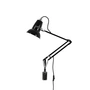 Anglepoise - Original 1227 Mini Wandleuchte mit Wandhalterung, jet black (Kabel: schwarz)
