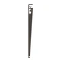 TipToe - Tischbein H 90 cm, patinierter Stahl