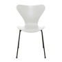 Fritz Hansen - Serie 7 Stuhl, schwarz / Esche weiß gefärbt