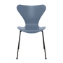Fritz Hansen - Serie 7 Stuhl, schwarz / Esche dusk blue gefärbt